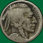 1917-S Buffalo Nickel Good G Coin, Scratch #37174