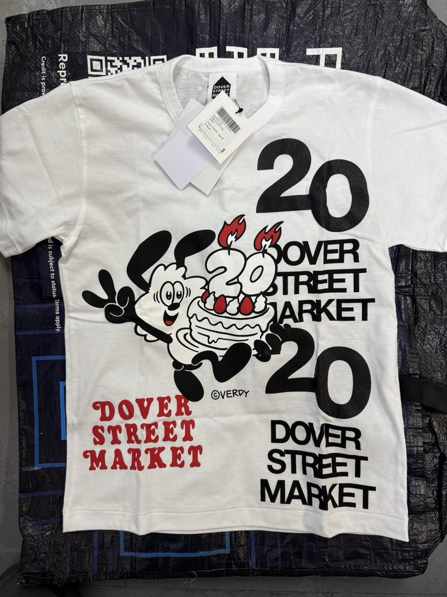 L Dover Street Marcket VERDY Vick Tee 青 VERDY, DOVER STREET