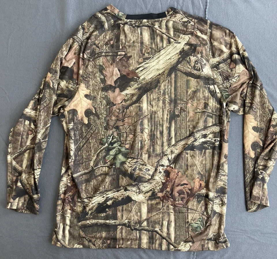 Starter Mossy Oak Shirt Men's 3XL Camo Break Up Infinity Dri-Star Long Sleeve - Image 2 of 4