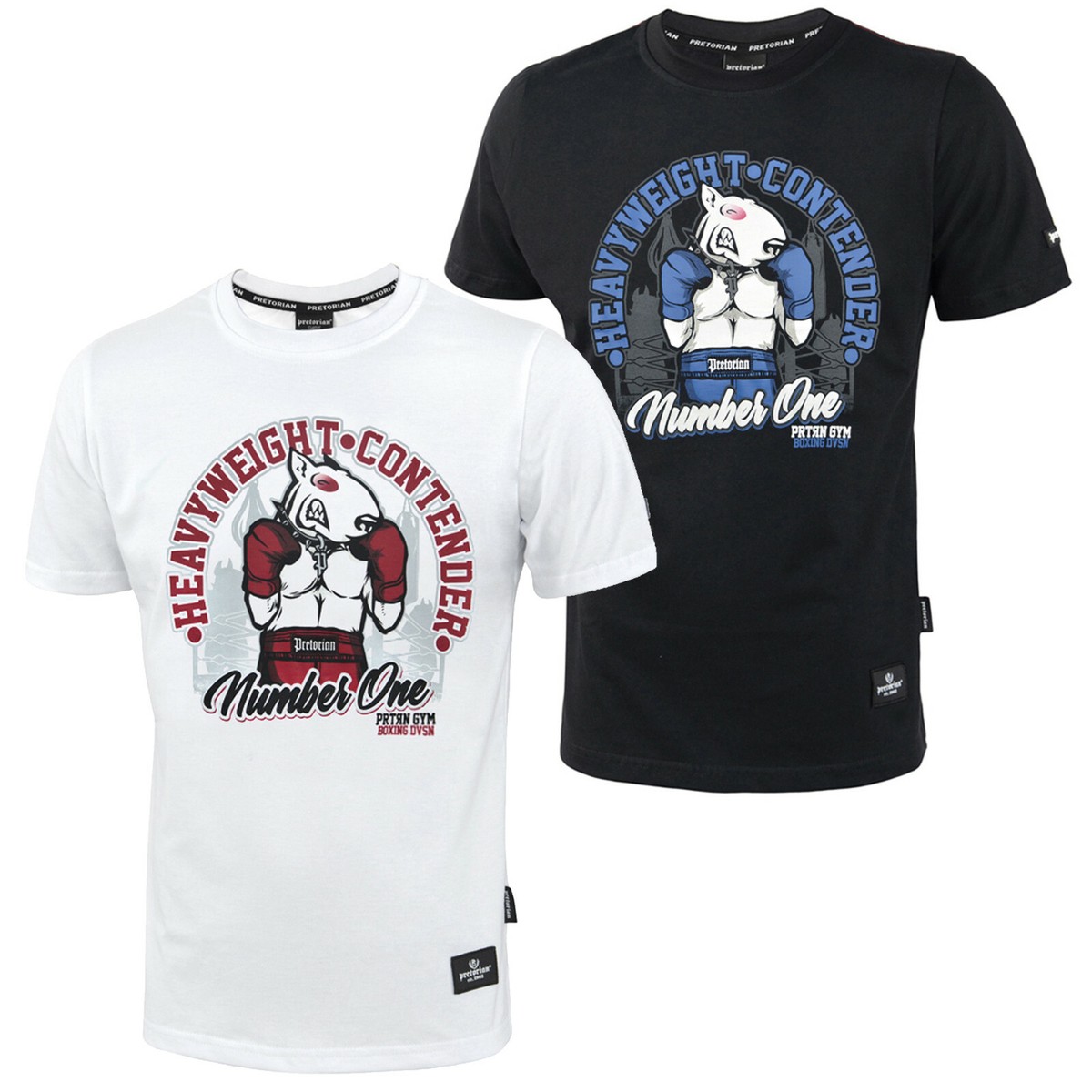 PRETORIAN T-Shirt Uomo Pit Bull Hooligans MMA Boxe Muay Thai - Foto 12