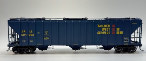 HO Intermountain 472291-04 4785 Covered Hopper Golden West Service CRLE 521063 - Picture 8 of 15