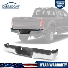 Chrome Rear Step Bumper Assembly For 2017-2022 Ford F-250 F-350 Super Duty 