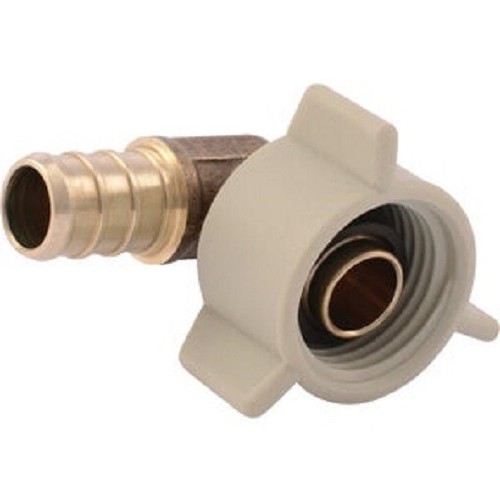 (6)-SharkBite 1/2 In. Barb x 1/2 In. FPT 90 Deg. Brass Swivel PEX Elbow