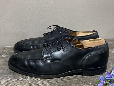 Alden Men's Norwegian Split Toe Handsewn Black Calfskin Alden Men's Norwegian Split Toe Handsewn Black Calfskin