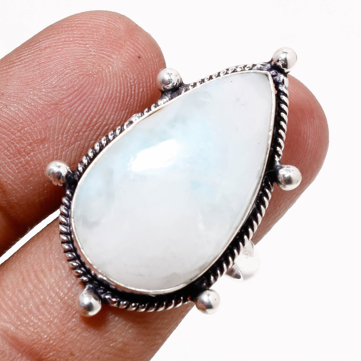 Rainbow Moonstone Labradorite Beaded Y-style Necklace Sterling Silver Adjustable Rainbow Moonstone Labradorite Beaded Y-style Necklace Sterling Silver Adjustable