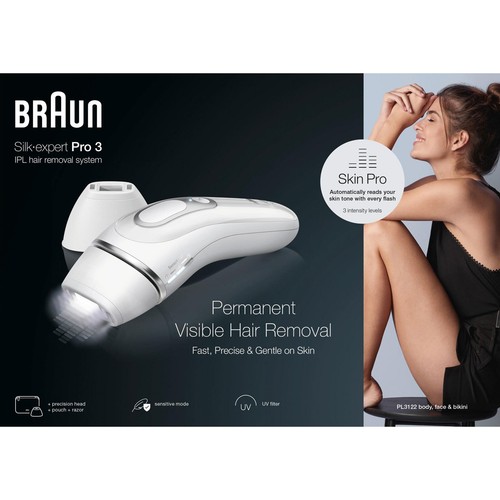 Braun IPL Silk·expert Pro 3 PL3122 Laserhaarentfernung Haarentfernungsgerät - Bild 3 von 9