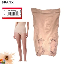 NWT SPANX Women's S High-Waisted Firm Control Shaping Briefs 10399R Nude