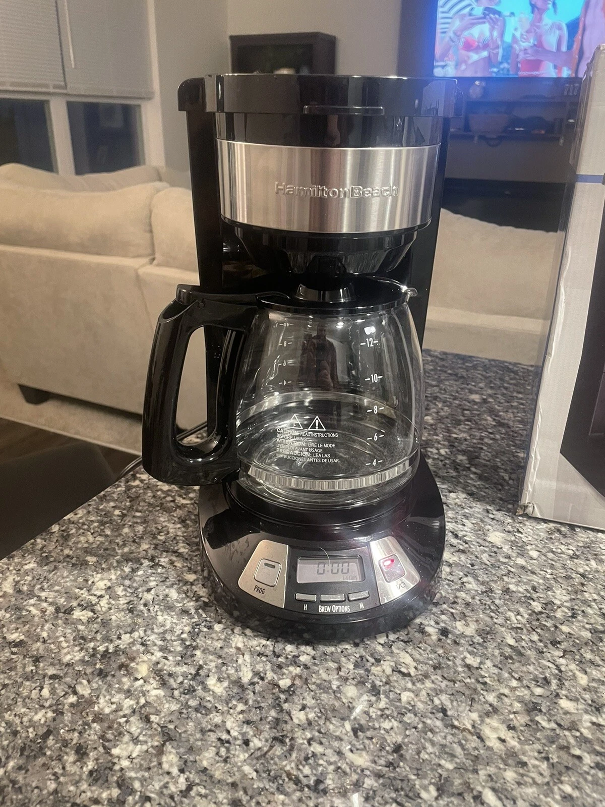 Hamilton Beach 12 Cup Programmable Coffee Maker 52580270 46290