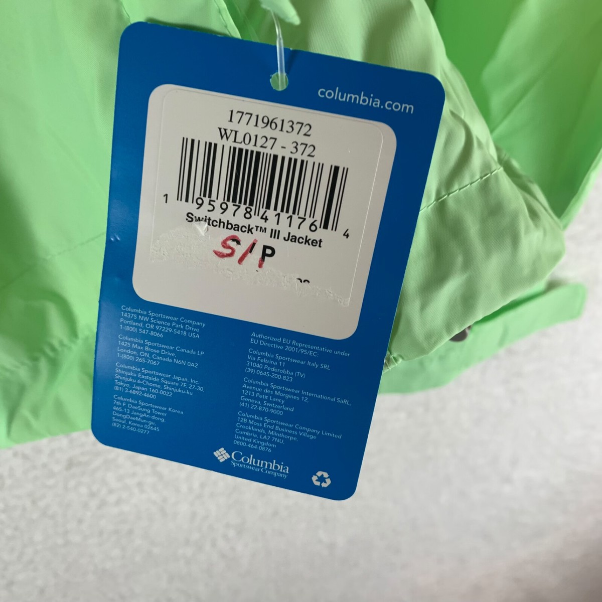フェニックス Columbia Women's Switchback III Packable Hood Full Zip Rain Jacket