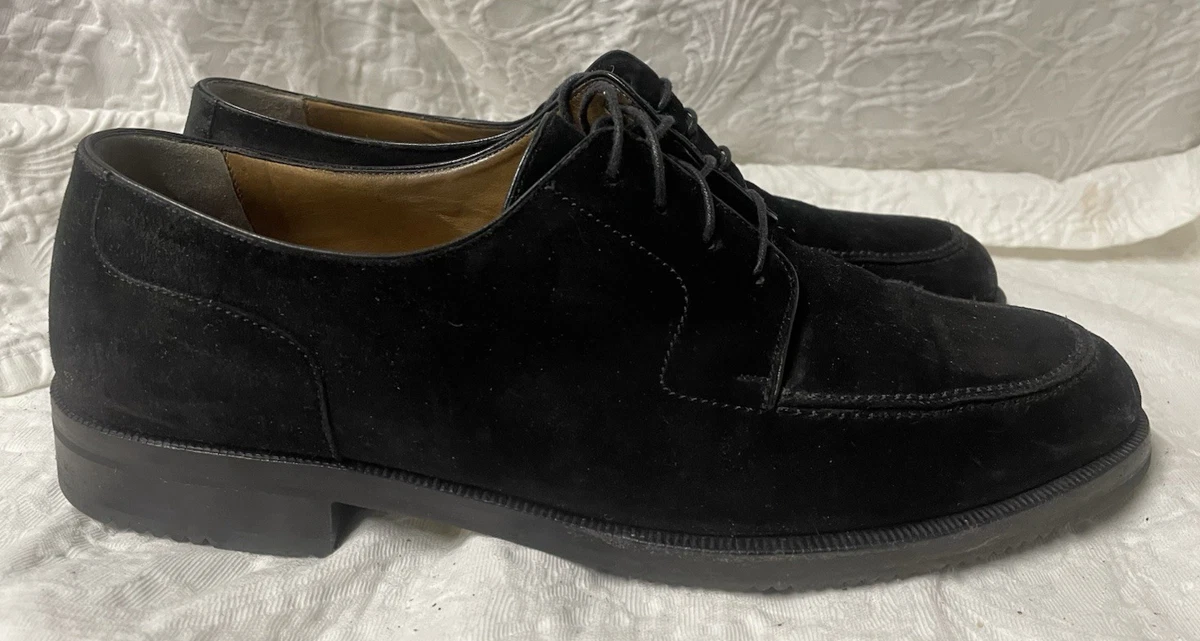 Cole Haan Studio Black‎ Suede Derby Lace Up Italian Made Dress Shoes Mens 10.5 D Men main image 3