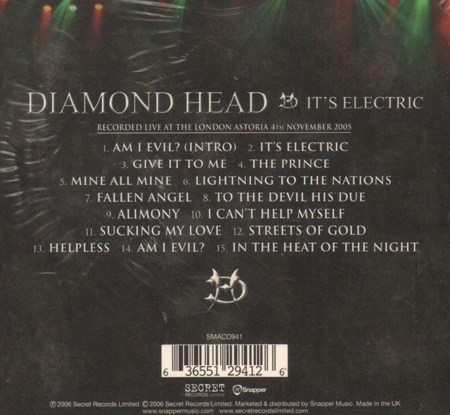 It S Electric By Diamond Head Cd 06 For Sale Online Ebay