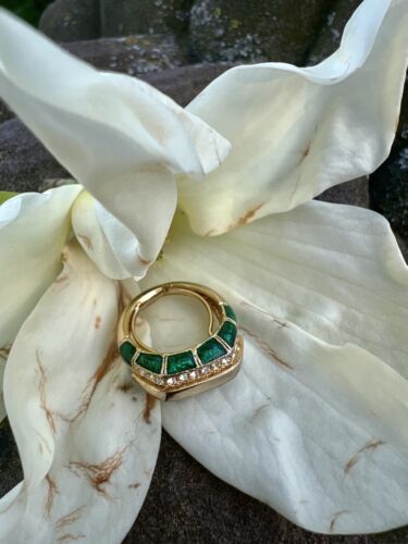 Helena Rubinstein vintage ADJUSTABLE ring with sig