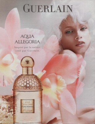 Magazine Ad Vintage PRINT AD Aqua allegoria de Guerlain 2010