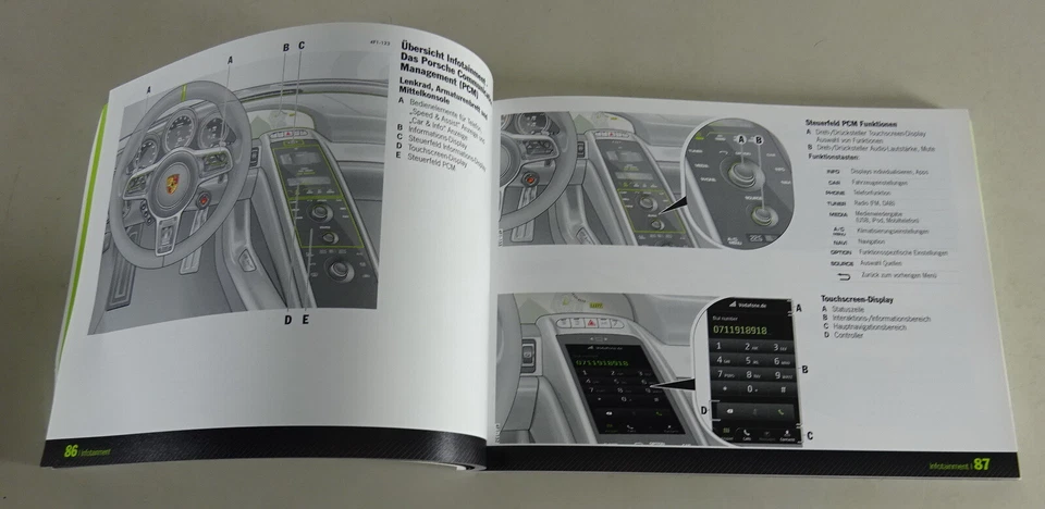 Manual de instrucciones / Owner ́s Manual Porsche 918 Spyder, Mj 2015 Stand 12/2013 Foto 2 de 3