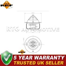 NRF Thermostat Coolant Fits A3 Golf Passat Octavia Leon 2.0 06F121111