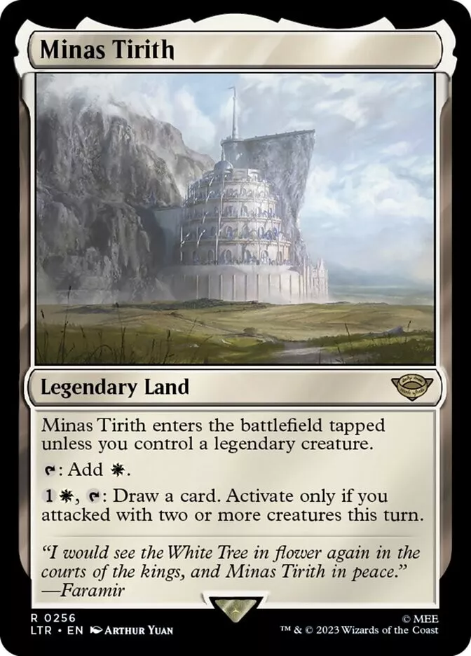 MTG NM Minas Tirith [Lord of the Rings]