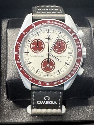 Swatch X Omega Speedmaster MoonSwatch  Mission to Pluto 42 mm NEU grau