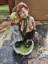 Andrea by Sadek made in Japan Hansel and Gretel Porcelain Figurine #7298