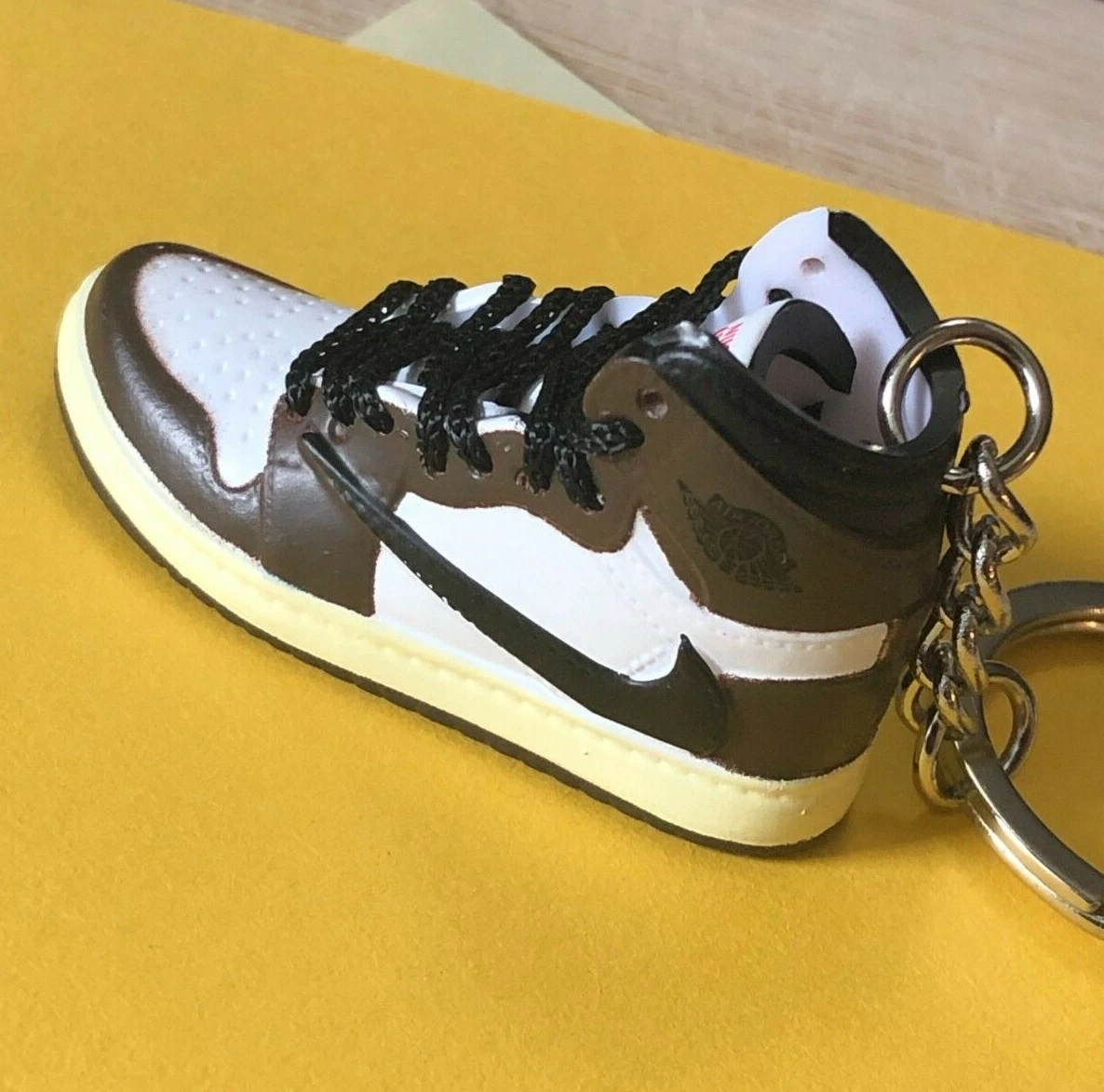 New Mini AIR sneaker Hand-painted. Brown/White/Black | eBay