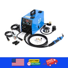 4 IN 1 MIG Welder Inverter 200AMP Gasless 110V 220V ARC TIG ARC Welding Machine