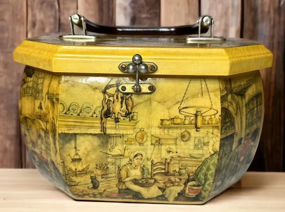 Anton pieck wooden purse hot sale