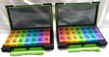 PILL ORGANIZER - 3 X A Day - LARGE WEEKLY PILL ORGANIZER - WATER PROOF SEAL