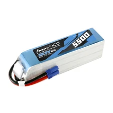 Gens Ace 5500mAh 22.2V 60C 6S Lipo Battery EC5 Plug For MIKADO LOGO500 GAUI X5
