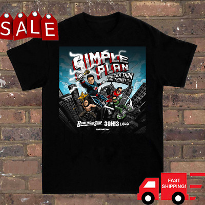 Simple Plan Than You Think Tour 2025 Shirt Black Unisex S-5XL 1G0176