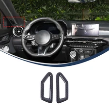Dry Carbon A Pillar Air Condition Outlet Frame Trim For Alfa Romeo Tonale 2022+