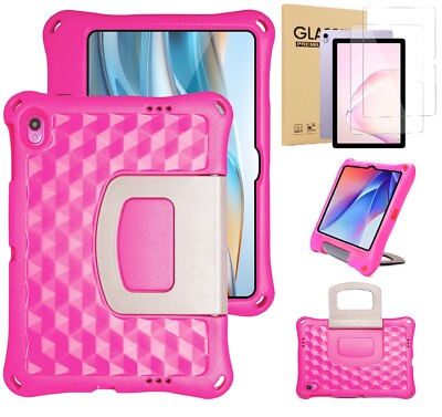 Kids Cover For Onn 10.1'' Gen 4 Tablet 2024 Case Handle Stand / Glass Protector