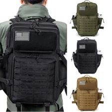 Military Tactical Backpack Molle Bag Large Army 3 Day Assault Rucksack Pack US