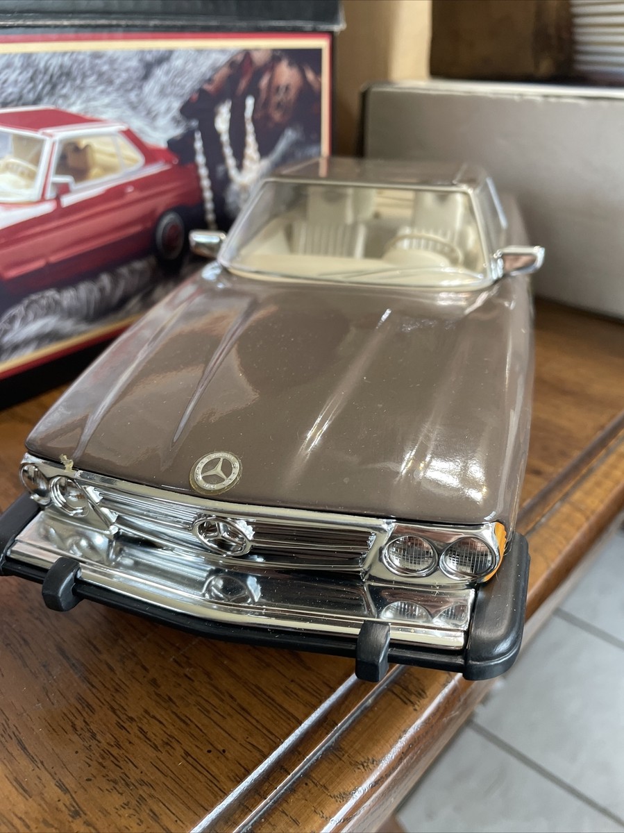 JIM BEAM 1974 MERCEDES BENZ 450SL MOCCA TAN CAR BOTTLE DECANTER