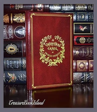 Christmas Carol by  Charles Dickens Illustrated John Leech New Deluxe Hardcover