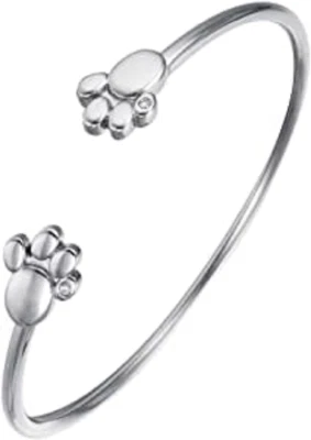 3714 Energie Magnet Armreif Edelstahl Magnetix Pfote Design Magnetschmuck -4you