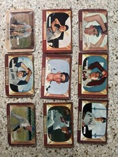 1955 Bowman Baseball Card Lot of 9 - Johnson Fox Konstanty Grammas Mossi…