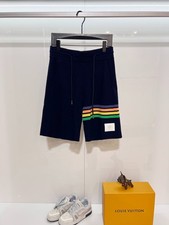 Thom Browne Men's Knitted Shorts — Comfortable, Breathable, Casual — Size XL