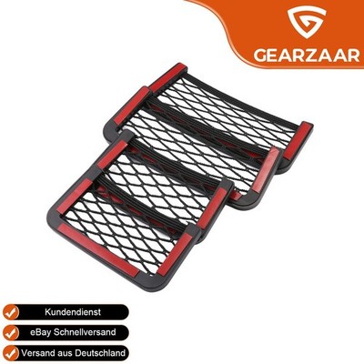 storage organizer trunk storage mesh net universal fit cargo net elastic pouch