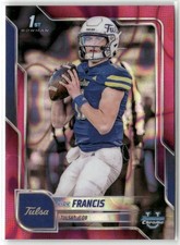 Kirk Francis 2025 Bowman University Chrome Pink Lava Refractor #20