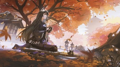 Arknights Saga Arknights Girls Long Hair Anime Playmat Desk Mat 24x14in
