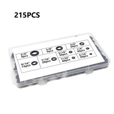 Rubber Grommet Assortment 215Pcs with Storage Box for Easy Organization