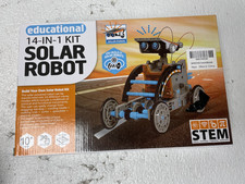 Solar Robot 14-IN-1 Kit STEM Educational Ages 10 NEW-SEALED