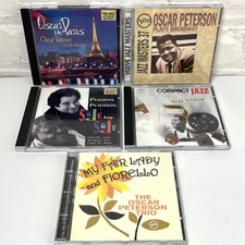 Oscar Peterson - Broadway * In Paris * Side by Side * Compact Jazz CD Bundle VG+