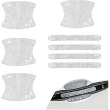 8PCS Car Door Handle Protector, Crystal Rhinestone Door Protector, Door Bowl Pro