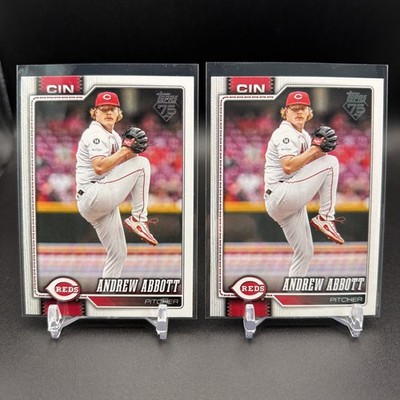 2026 Topps Series 1 - #218 Andrew Abbott Reds (2) Cards