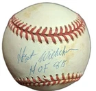 Hoyt Wilhelm Signed Baseball JSA HOF Giants Auto MLB Hall of Fame Pitcher