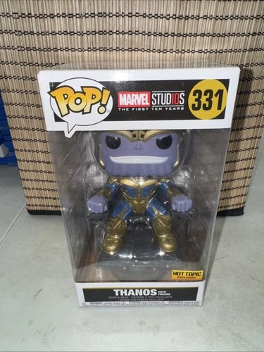Funko Pop! Marvel Studios Thanos With Throne #331 Hot Topic Exc Vinyl Figure