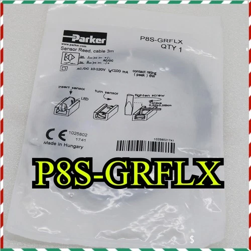 1PCS NEW P8S-GRFLX For Parker P8S-GRFLX sensor solenoid valve#QW P8S-GRFLX ###