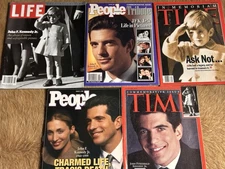 JFK Jr. Commemorative Issue Magazines Lot of  5