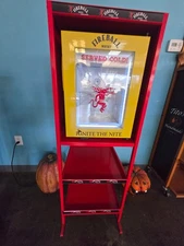 Fireball Mini Lighted Freezer  23 x 18 x 16" with Fireball Stand