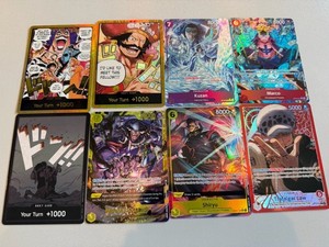 One Piece Alt Art Sec Gold Don Lot Kuzan Marco Shiryu Trafalgar Law Teach